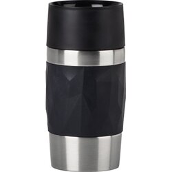 EMSA N2160100 Isolierbecher TRAVEL MUG COMPACT 0,3l schwarz