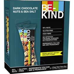 BE-KIND 100132 Nussriegel NUTS SEA SALT DARK 40g 12 St./Pack