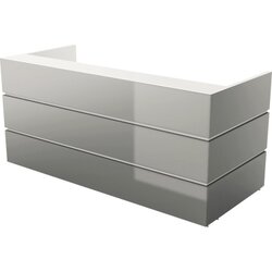 Neutralware 820127481 Theke Pearl 2400x1120x1050mm lichtgrau