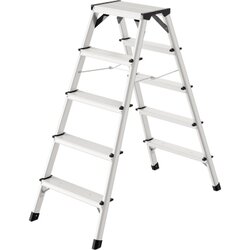 Hailo 8655007 Leiter D60 StandardLine 5Stufen