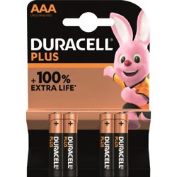DURACELL 141117 Batterie Plus Micro AAA LR03 4 St./Pack.