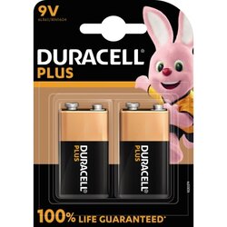 DURACELL 142268 Batterie Plus E Block 9V 2 St./Pack.