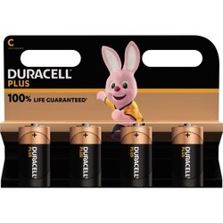 DURACELL 141865 Batterie Plus Baby C 1,5V 4 St./Pack.