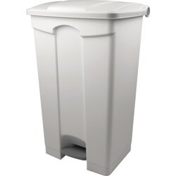 helit H2402305 Tretabfalleimer the step 90l rechteckig weiß