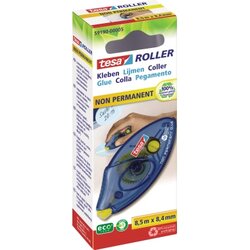 tesa® 59190-00005 Kleberoller 8,4mmx8,5m non-permanent Einweg bl