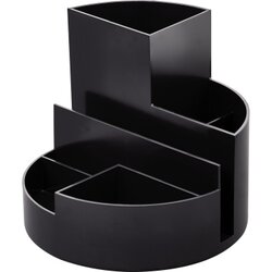MAUL 4117690.ECO Stifteköcher MAULrundbox Recycling 6Fächer sw