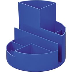 MAUL 4117637.ECO Stifteköcher MAULrundbox Recycling 6Fächer bl