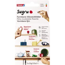 Sugru 41233-00001-00 Klebeknete Rot/Blau/Gelb 3 St./Pack.