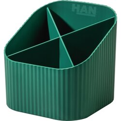 HAN 17248-05 Stifteköcher KARMA 4Fächer grün