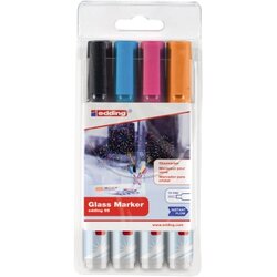 edding 4-95-4-999 Glasboardmarker 95 1,5-3mm sortiert 4St.