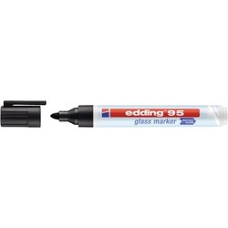 edding 4-95001 Glasboardmarker 95 1,5-3mm Rundspitze schwarz