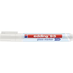 edding 4-95049 Glasboardmarker 95 1,5-3mm Rundspitze weiß