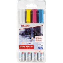 edding 4-95-4-099 Glasboardmarker 95 1,5-3mm sortiert 4St.