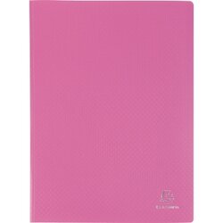 Exacompta 88227E Sichtmappe A4 PP 20Hüllen rosa 