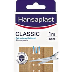 Hansaplast 1009227 Pflaster CLASSIC 6cmx1m 