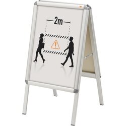 Nobo® Kundenstopper Premium Plus 47,5 x 89 x 7 cm (B x H x T) DIN A2