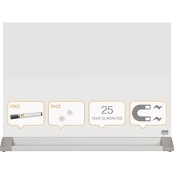 Nobo® 1905265 Schreibtafel Diamond 584x441mm Glas magnetisch ws