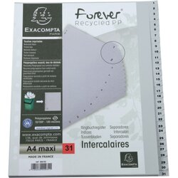 Exacompta Zahlenregister Forever® DIN A4, Überbreite 1-31