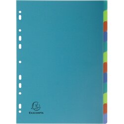 Exacompta 2712E Register Forever A4 PP 12tlg 