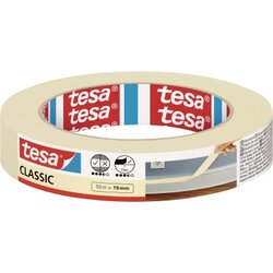 tesa® 52803-00000 Kreppband Classic 19mmx50m beige