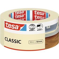 tesa® 52807-00000 Kreppband Classic 50mmx50m beige