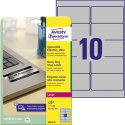 Avery Zweckform L6012-20 Typenschildetikett 96x50,8mm 200 St./Pack.