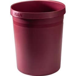 HAN 18198-17 Papierkorb KARMA 18Liter Kunststoff öko-rot