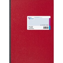 König & Ebhardt 8614271 Kladde DIN A4 kariert 48Blatt rot