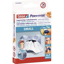 tesa® 57550-00014 Klebestücke Powerstrips small 14,5x33mm 14 St./Pack