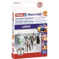 tesa® 58000-00102 Klebestücke Powerstrips Large  81x15mm ws 10St