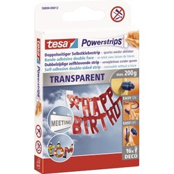 tesa® 58800-00012 Klebestücke Powerstrips Deco 14,5x42mm 16 St./Pack.