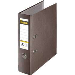 Bene 291400 BN Ordner DIN A4 80mm PP braun 