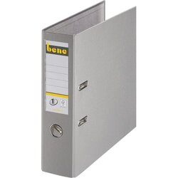 Bene 291400 GR Ordner DIN A4 80mm PP grau 
