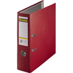 Bene 291400 RT Ordner DIN A4 80mm PP rot 