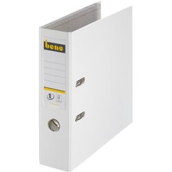 Bene 291400 WS Ordner DIN A4 80mm PP weiß 