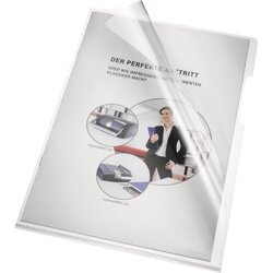 Bene 205000GK Sichthülle DIN A4 HPVC transparent 100 St./Pack.