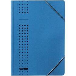 ELBA 400010053 Eckspanner chic DIN A4 150Bl. Karton blau
