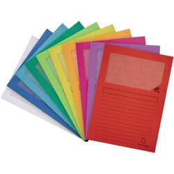 Exacompta 50100E Fenstermappe Forever A4 sortiert 100 St./Pack.