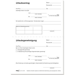 RNK Verlag Urlaubsantrag