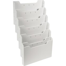 Exacompta 63240D Prospekthalt A4 quer 6Fächer tr