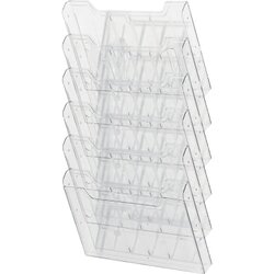 Exacompta 64258D Prospekthalt A4 quer 6Fächer tr