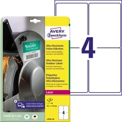 Avery Zweckform L7915-10 Folienetikett 99,1x139mm 40 St./Pack.