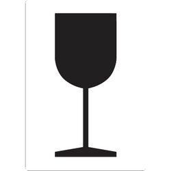 DR-Label DR472S0710 Versandetikett Glas 74x105mm 500St.