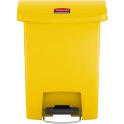 Rubbermaid 1883573 Tretabfalleimer Slim Jim Kunststoff 30l gelb