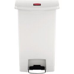 Rubbermaid 1883557 Tretabfalleimer Slim Jim Kunststoff 50l weiß