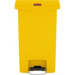 Rubbermaid 1883575 Tretabfalleimer Slim Jim Kunststoff 50l gelb