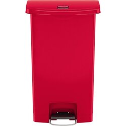 Rubbermaid 1883568 Tretabfalleimer Slim Jim Kunststoff 68l rot