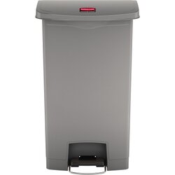 Rubbermaid 1883604 Tretabfalleimer Slim Jim Kunststoff 68l grau