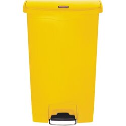 Rubbermaid 1883577 Tretabfalleimer Slim Jim Kunststoff 68l gelb