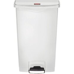 Rubbermaid 1883559 Tretabfalleimer Slim Jim Kunststoff 68l weiß